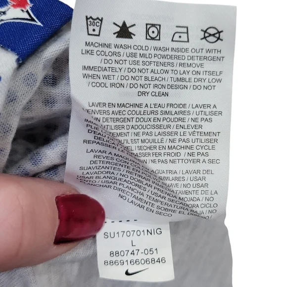Toronto Blue Jays Nike Baseball Racerback Tank Top ***Flawed Women's Size L - Picture 7 of 12